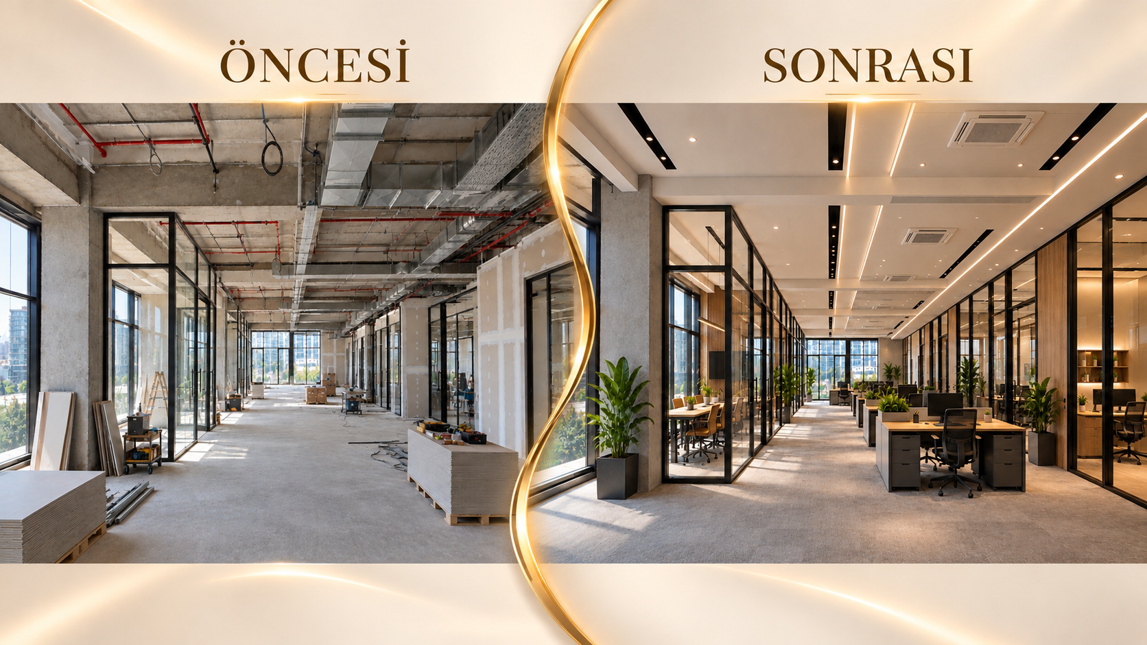İstanbul Ofis Bölme Duvar ve Tavan Uygulaması